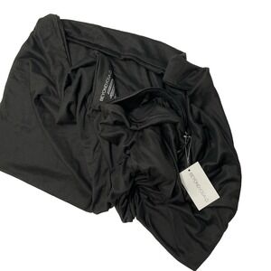 Beyond Yoga Pocket Infinity Scarf Black Soft Stretchy Activewear Workout NWT